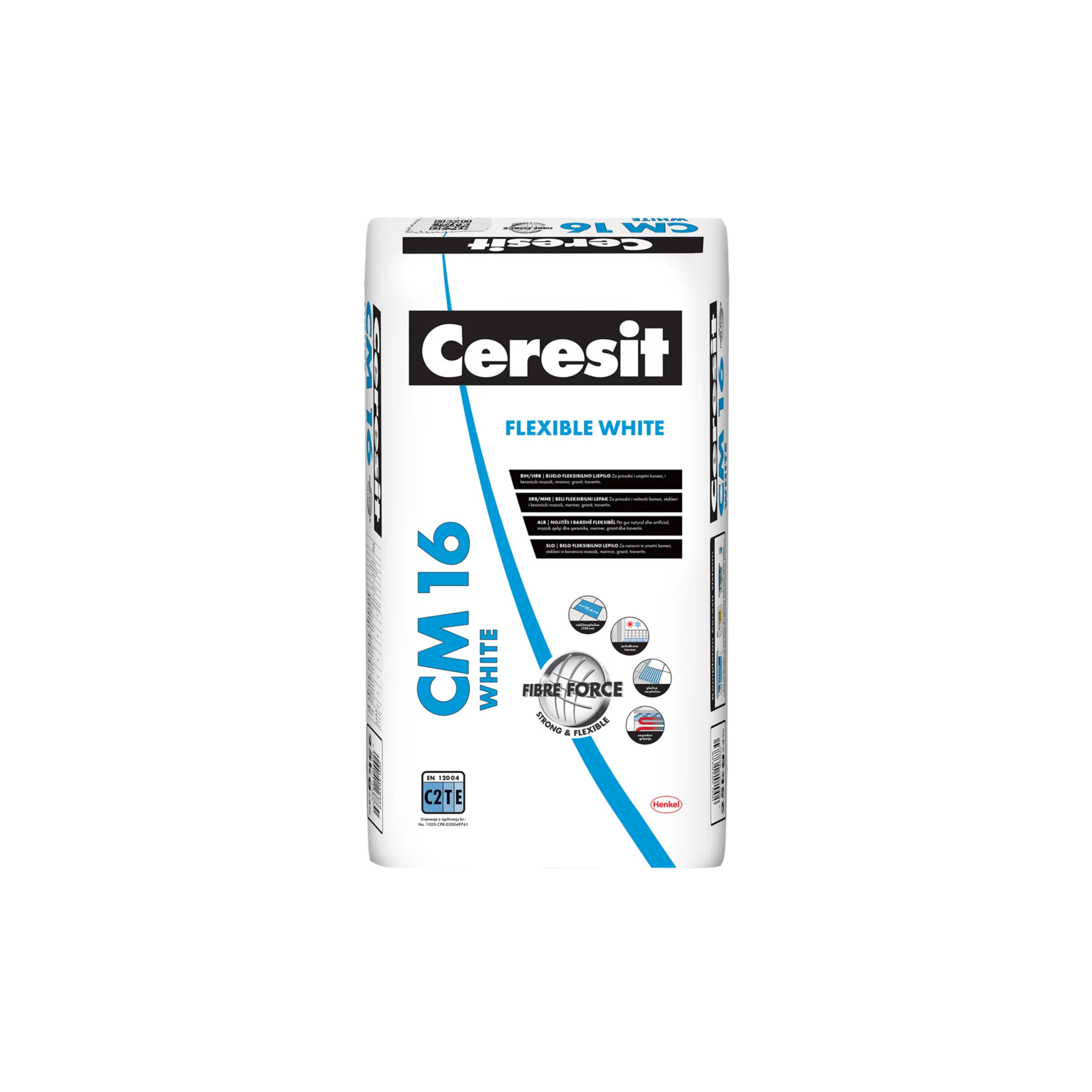 332-3018199 HE-CERESIT-FLEKSIBILNO LJEPILO CM 16 WHITE 25/1 - Slika 1