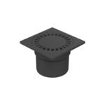 CH-SIFON PODNI 110/105 PVC CRNI
