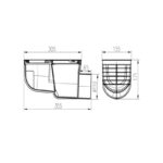 CH-SIFON KANALNI BOČNI 110/171 PVC - Slika 2