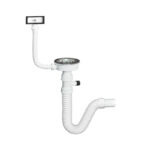 TEXO-SIFON GIBLJIVI SUDOPER 1/1 FI 115 + PRIKLJUČAK + PRELJEV