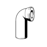 VIEGA-KOLJENO PRIKLJUČNO PVC DN 100 / L - 230 - Slika 2